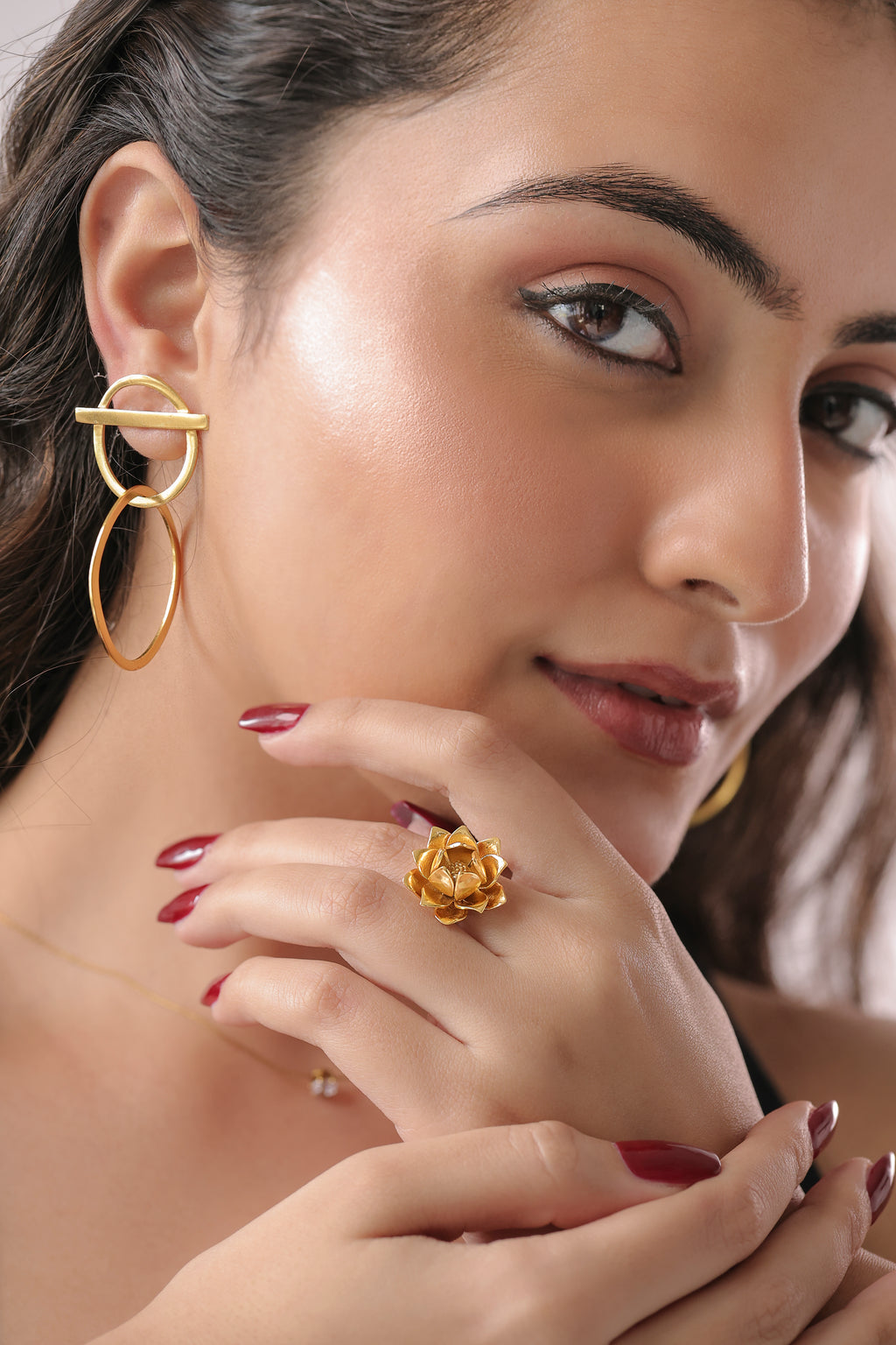 Rose Flower Ring by Alankrit