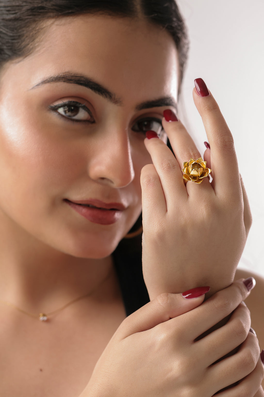 Rose Flower Ring by Alankrit