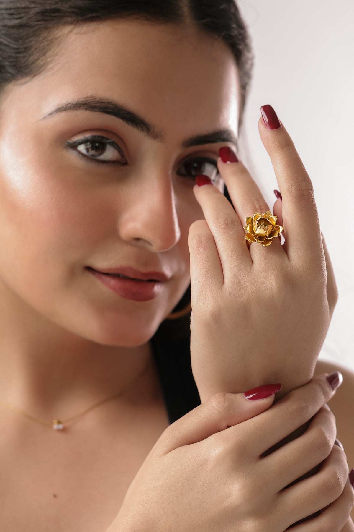 Rose Flower Ring by Alankrit