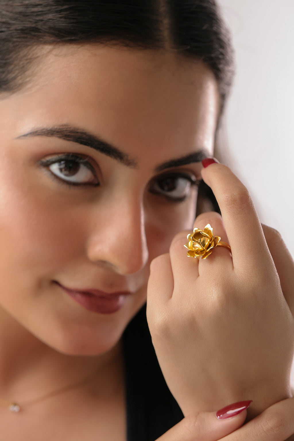 Rose Flower Ring by Alankrit